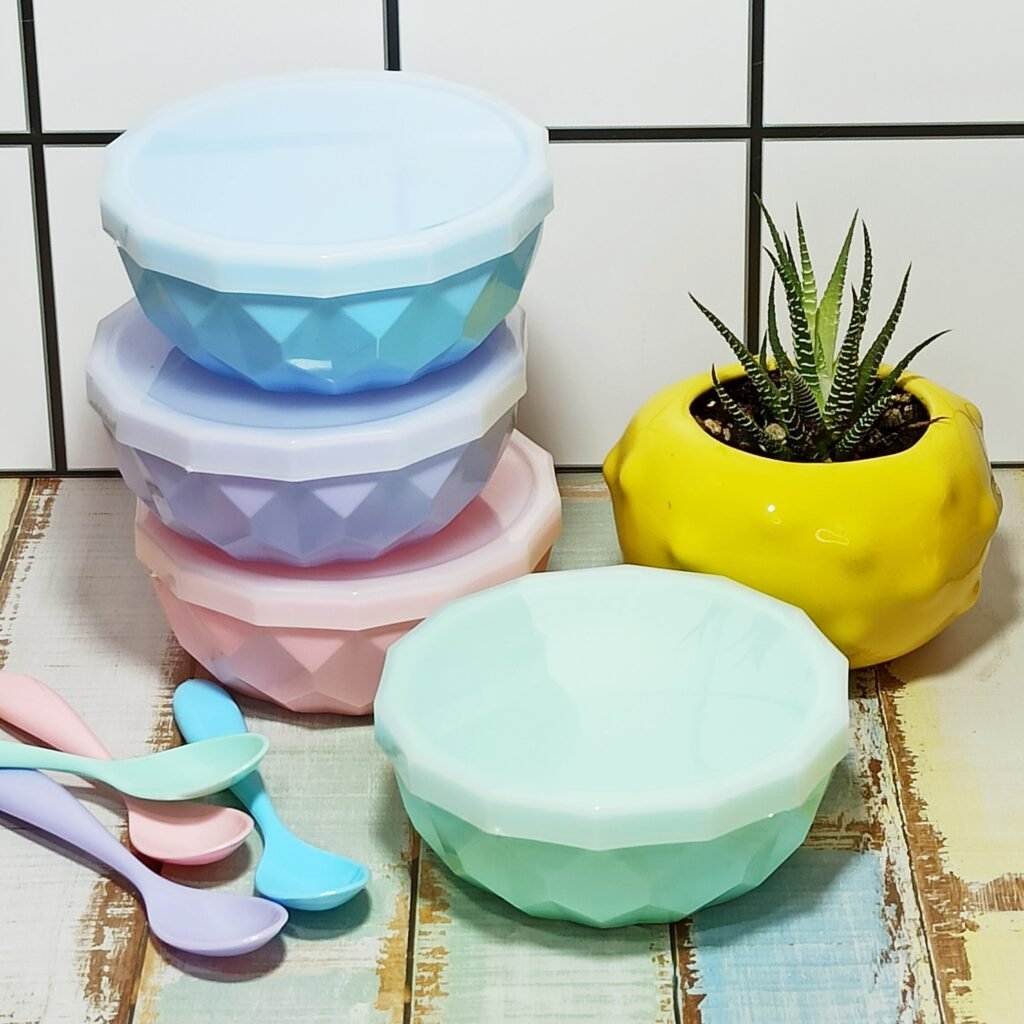 Bowl Facetado + Tapas Chico