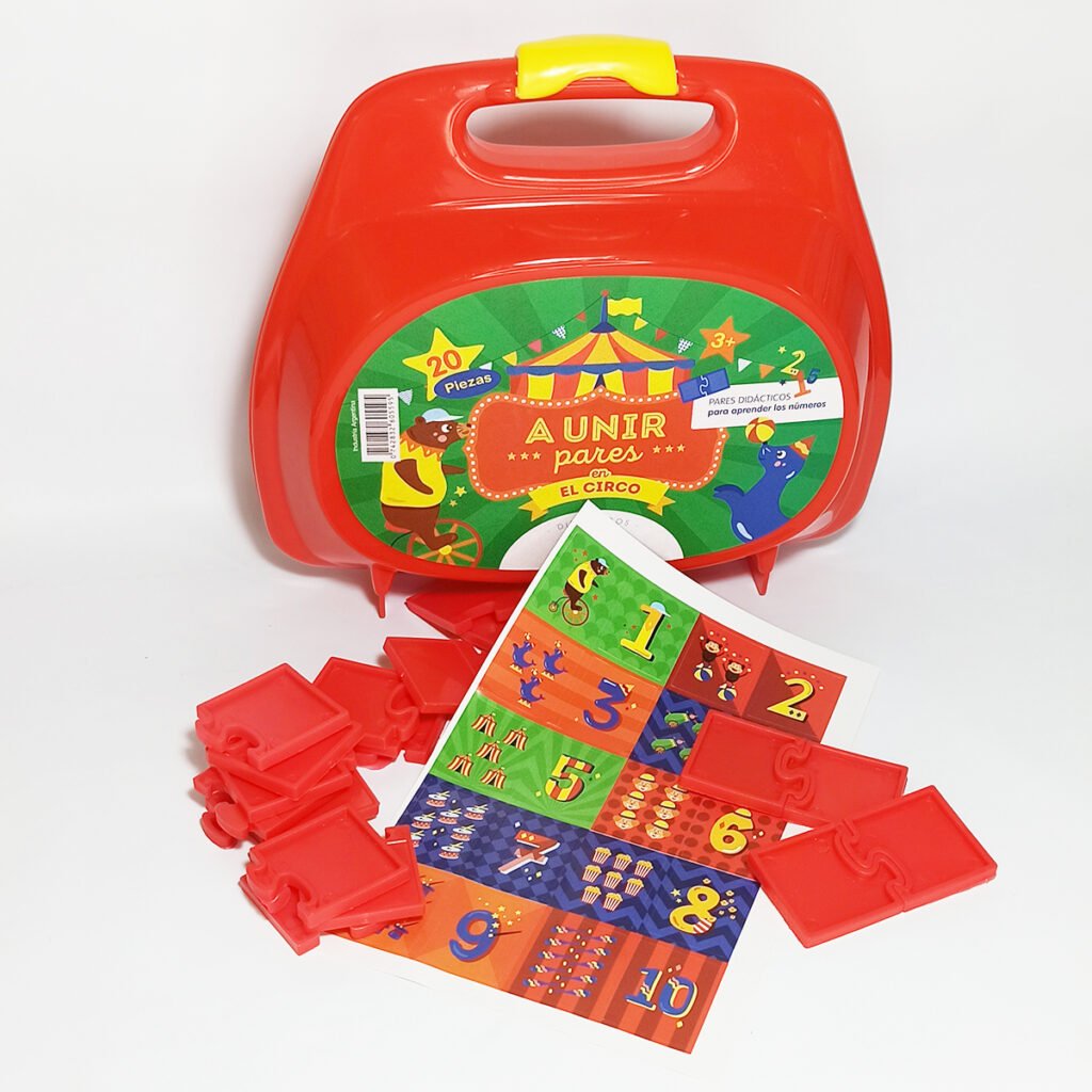 Juego didáctico memotec circo