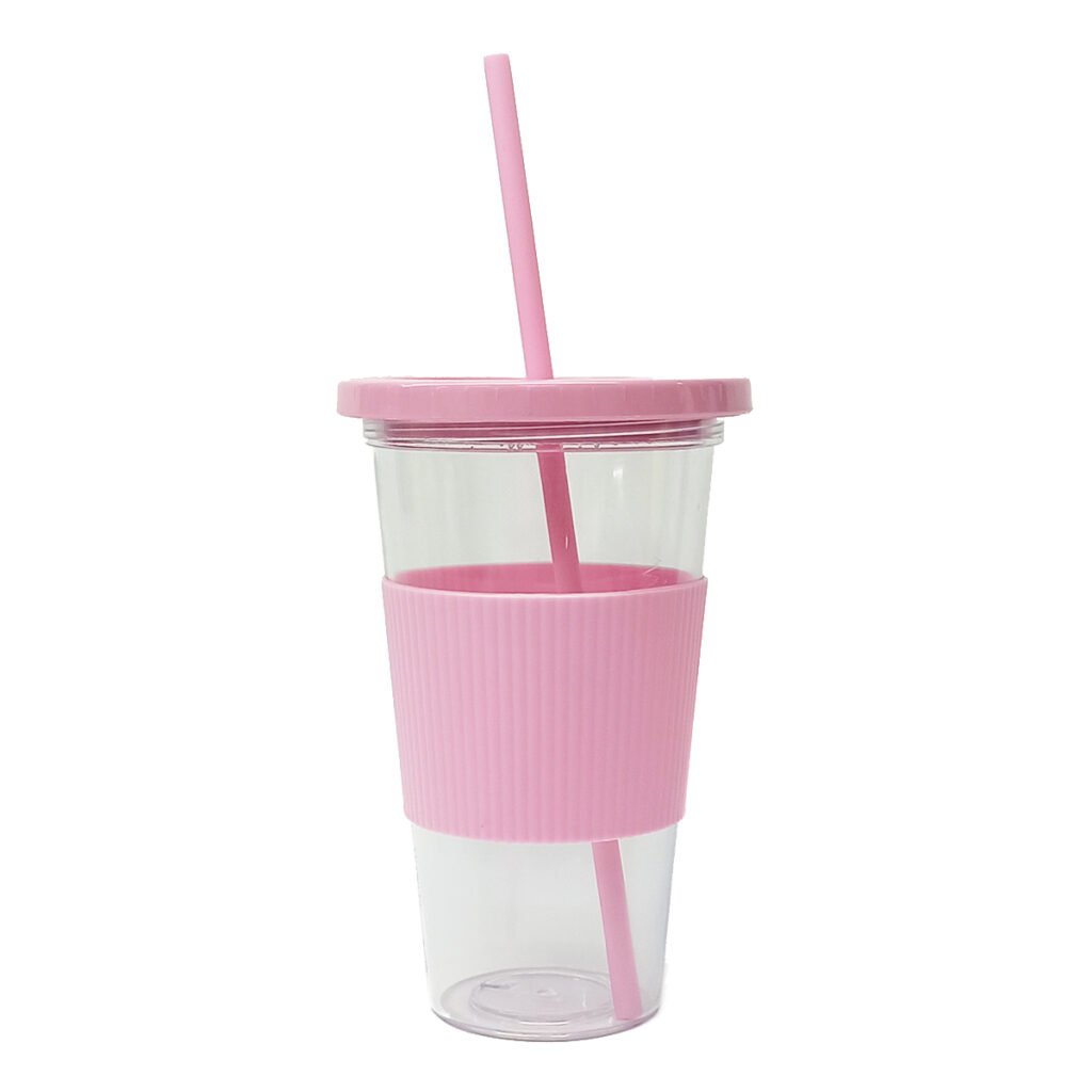 Vaso transparente tapa recta