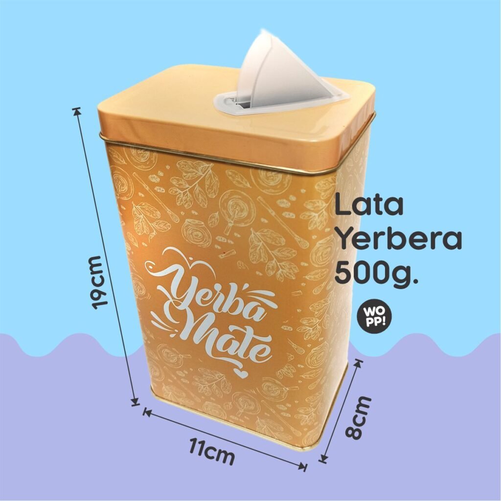 Lata Yerbera 500g