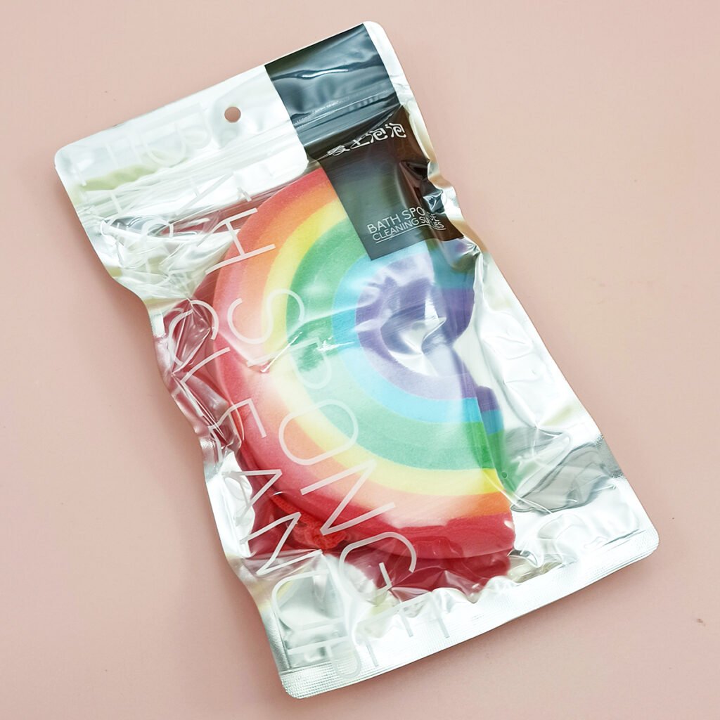 Esponja Con Forma Arcoiris