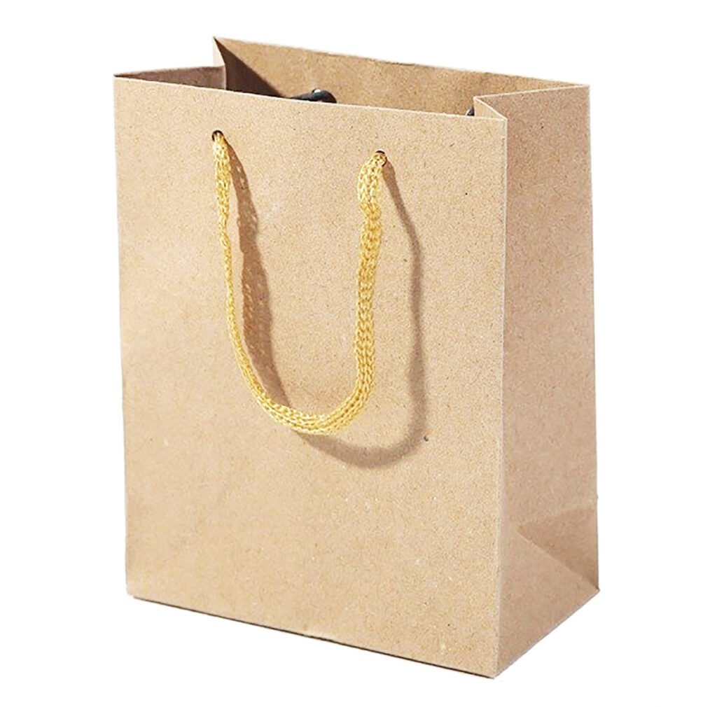Bolsa Papel Madera Lisa 29*24*8Cm