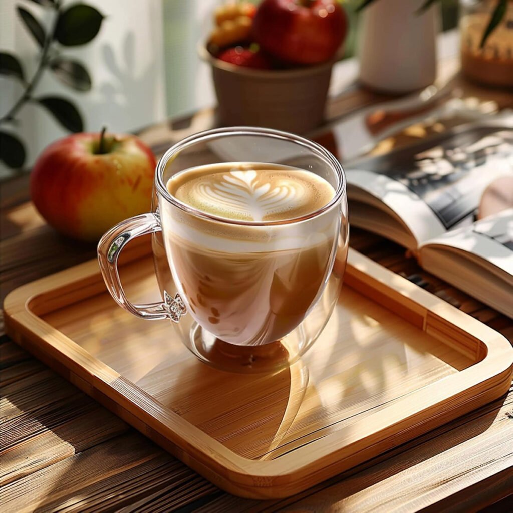 Taza De Vidrio Doble Capa 250Ml