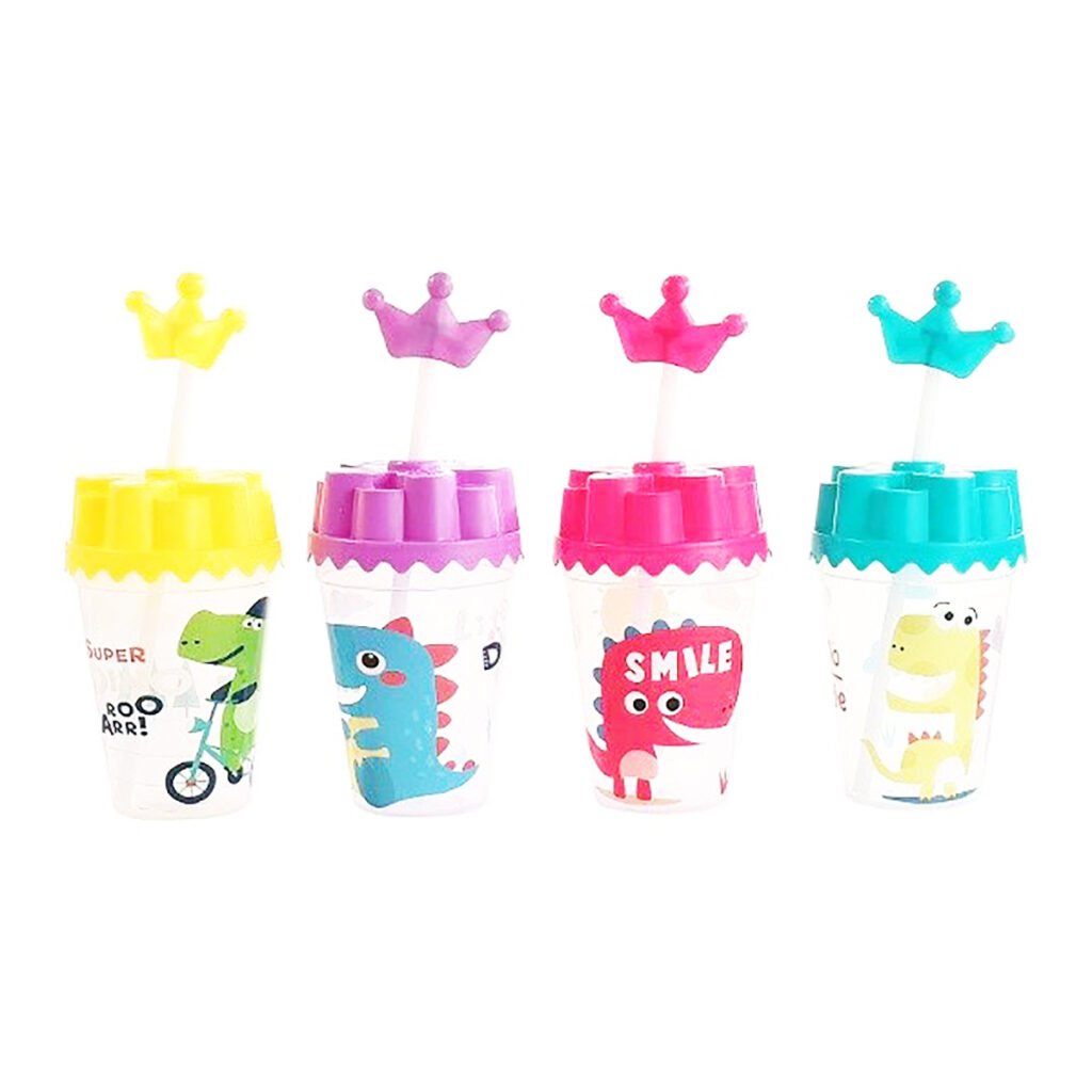 Vaso Infantil 400Ml Estampado C/Sorbete