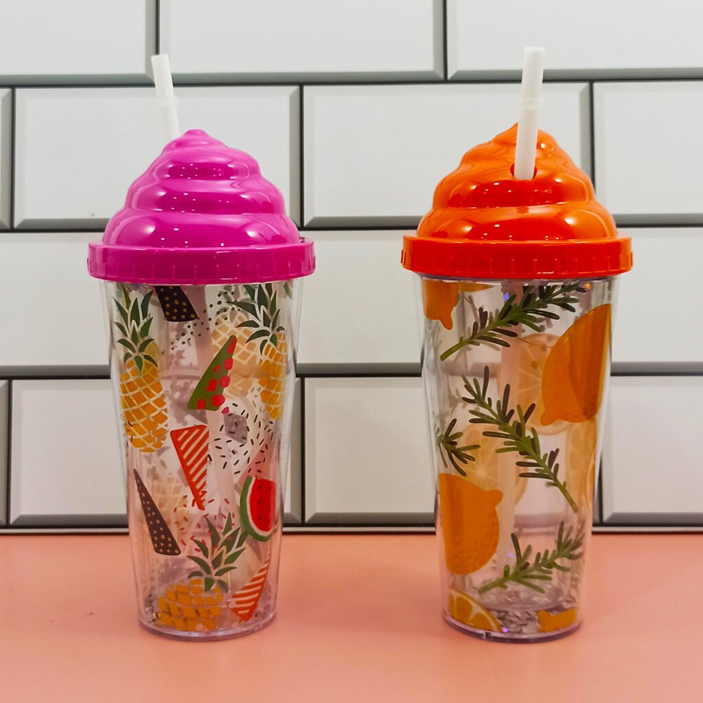 Vaso Plastico C/Sorbete Fruta
