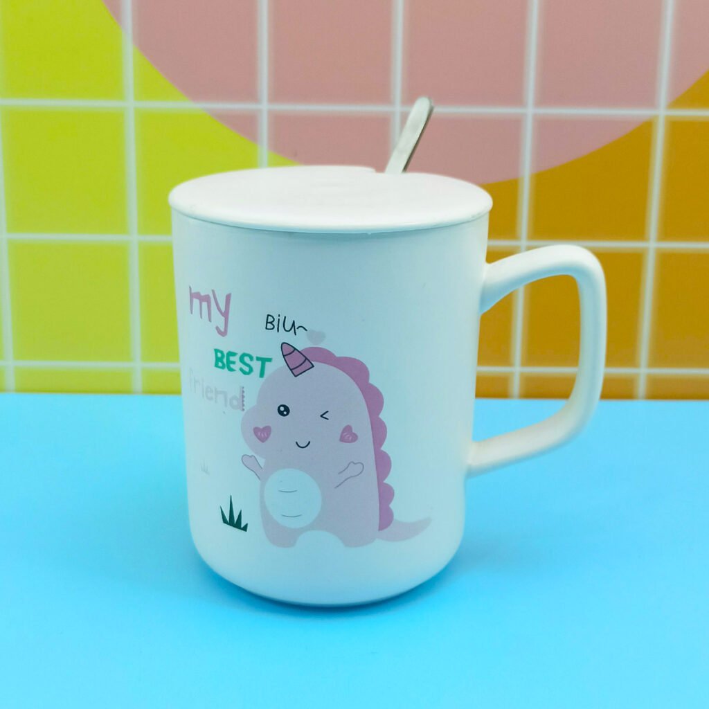 Taza Ceramica Mug Con Tapa