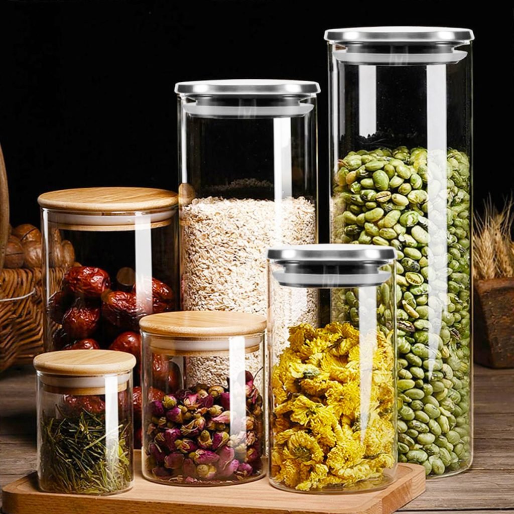 Frasco Vidrio Hermetico 23Cm