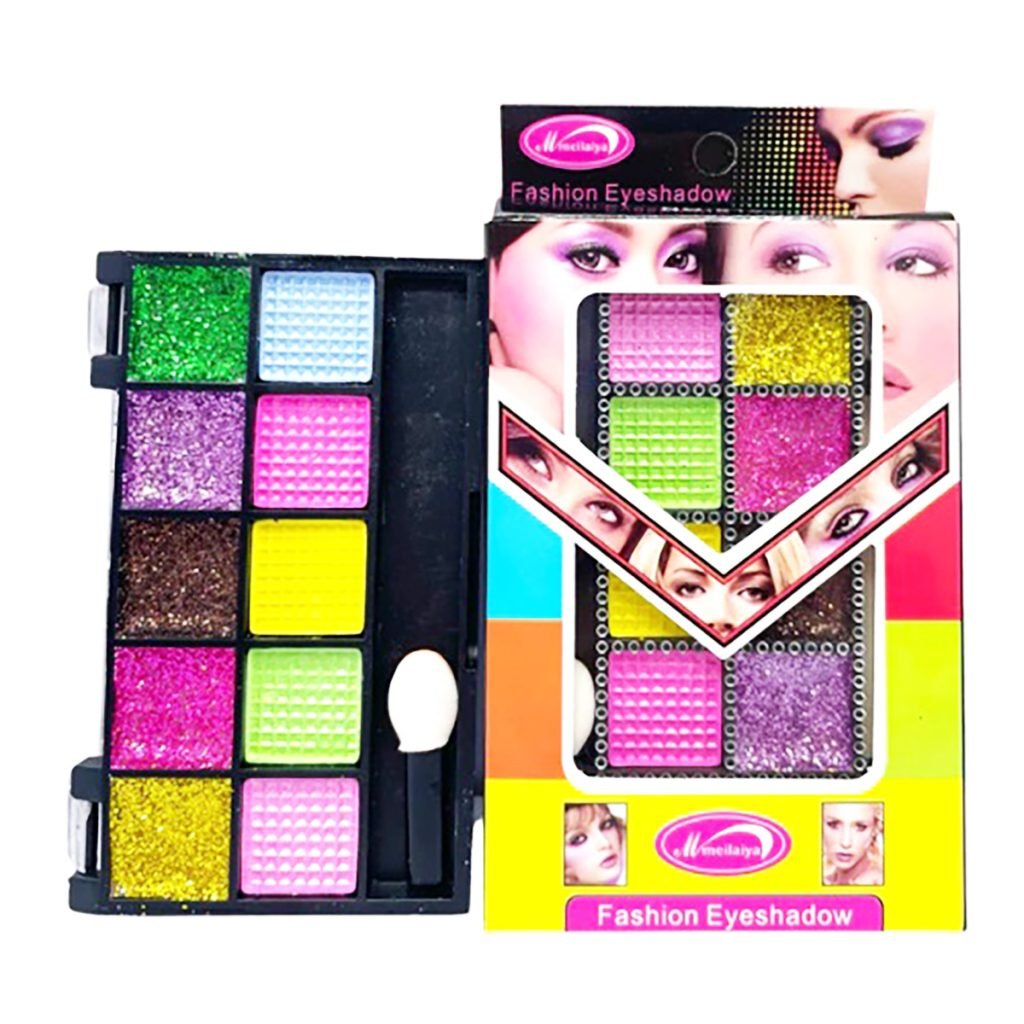 Mini Sombra De Ojos + Glitter X10