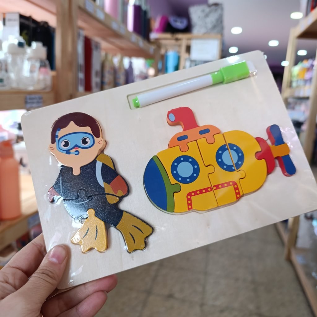 Rompe Cabeza Mini C/ Marcador Y Pizarra