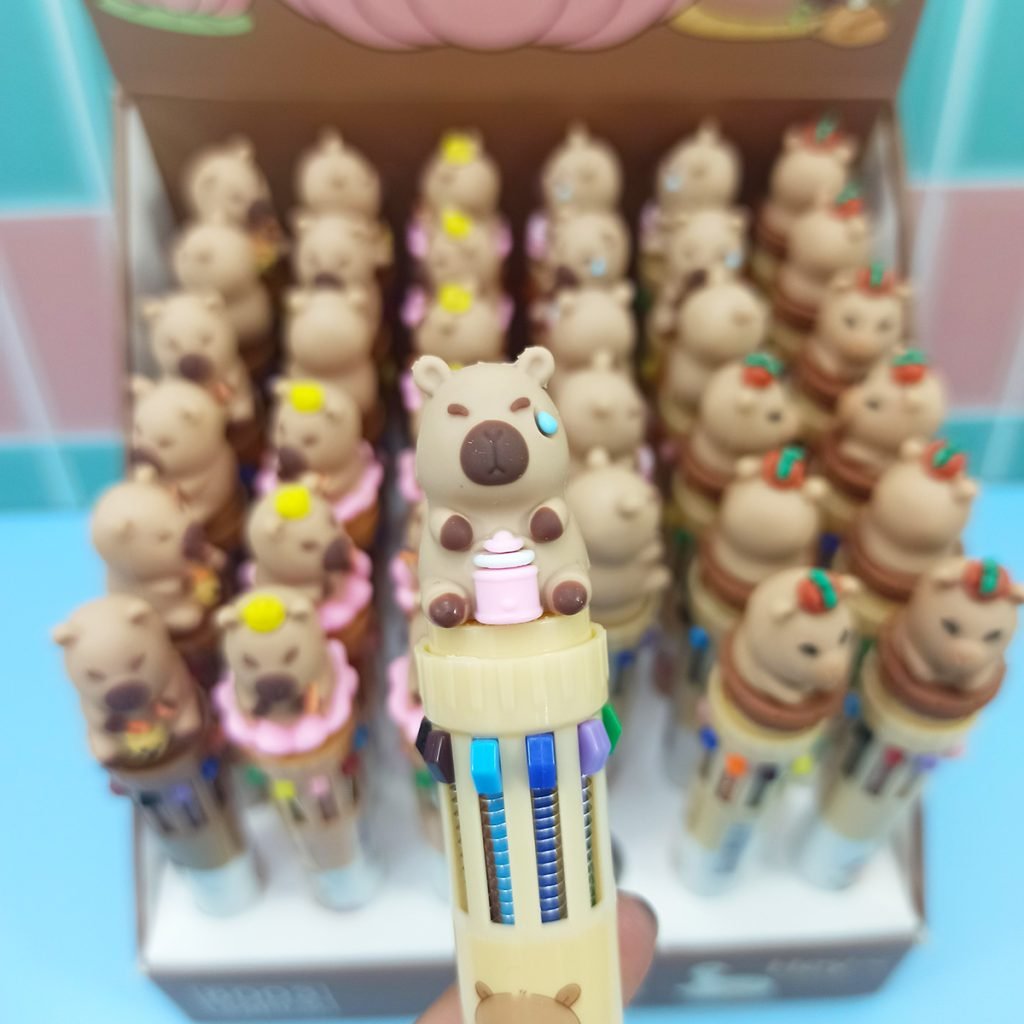 Lapicera Capybara Multicolor