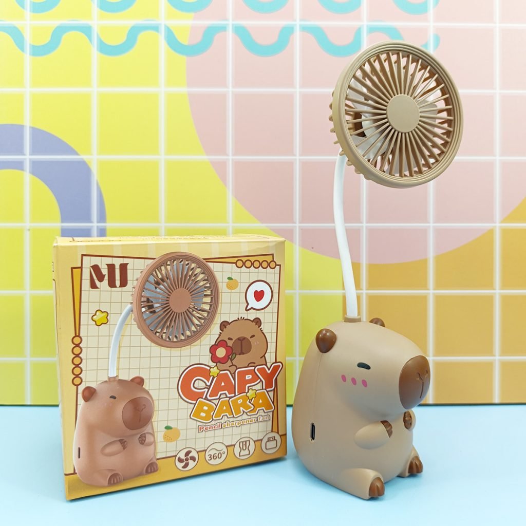 Ventilador capybara de mesa