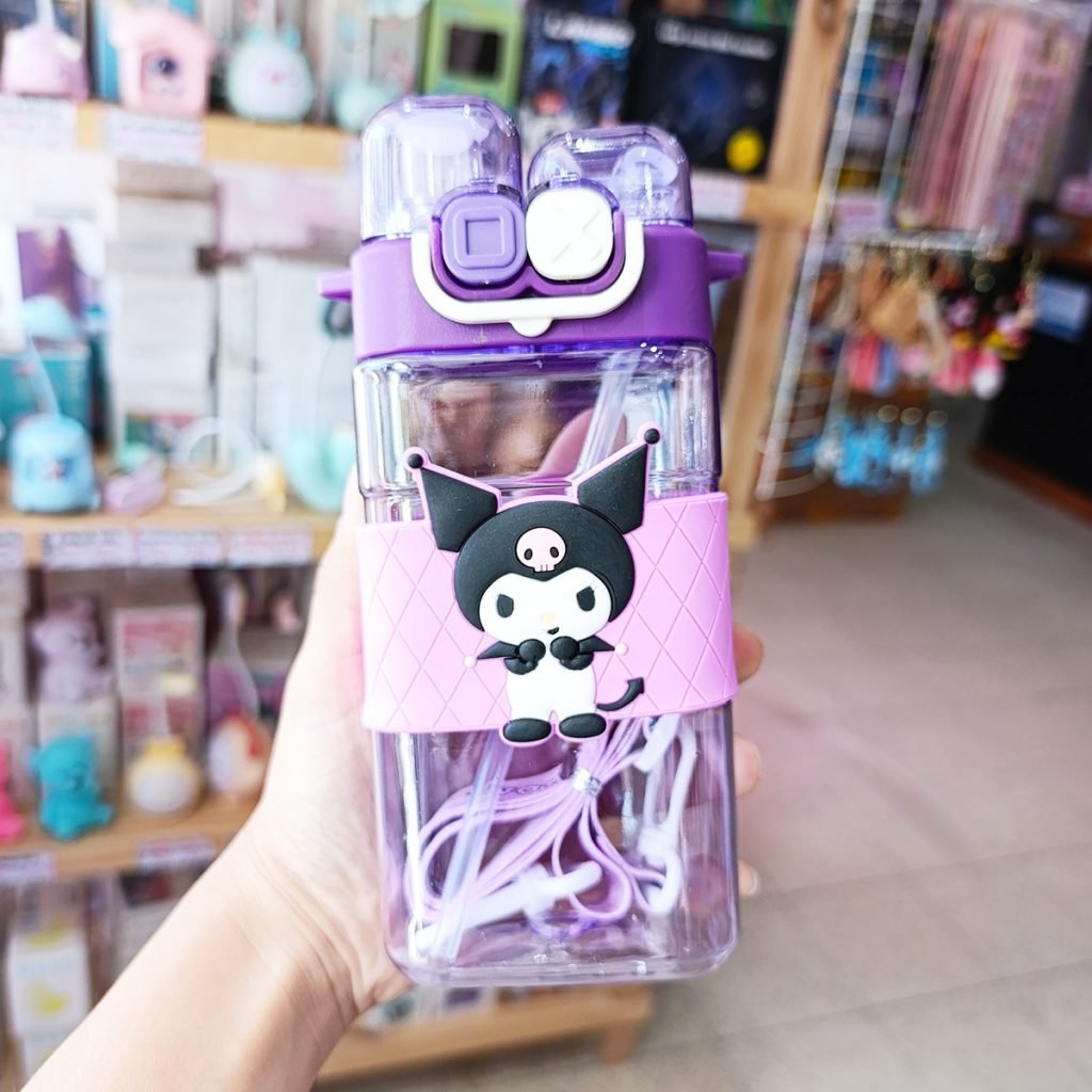 Botella Sanrio Y Kuromi Doble Pico