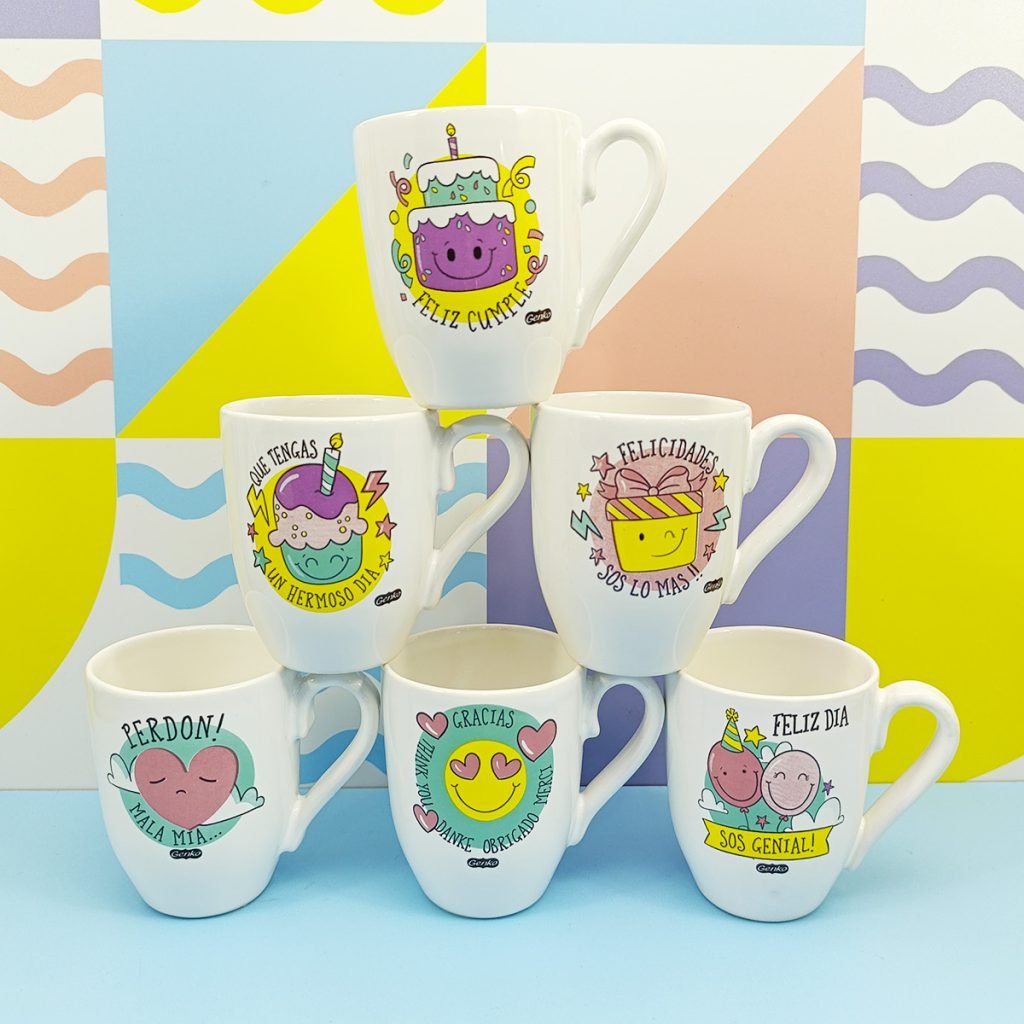 Cumple Dibujitos - Taza Bombe 10Cm