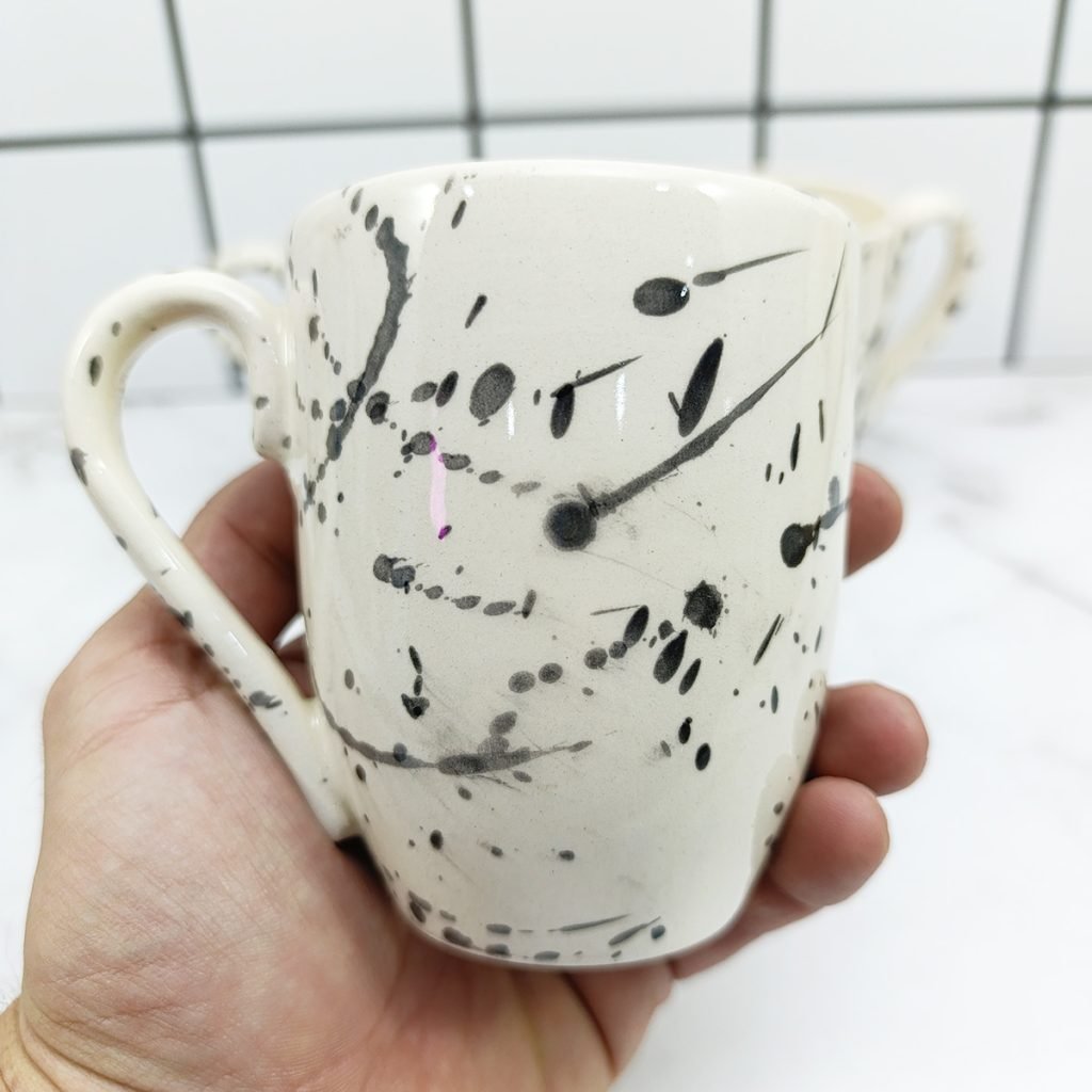 Taza Salpicada Arte - Taza Bombe 10Cm