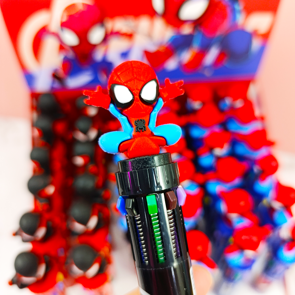 Lapicera Multicolor Araña