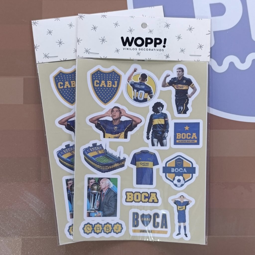 BOCA - PLANCHA DE STICKER 15X20