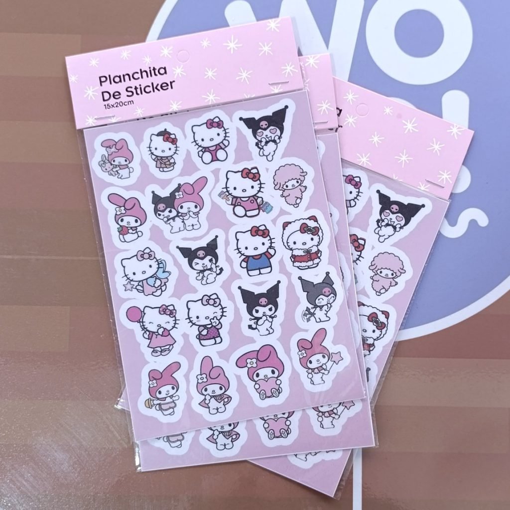 SANRIO - PLANCHA DE STICKER 15X20