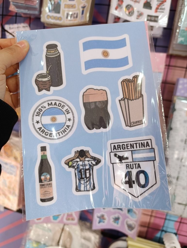 ARGMATE - PLANCHA DE STICKER 15X20