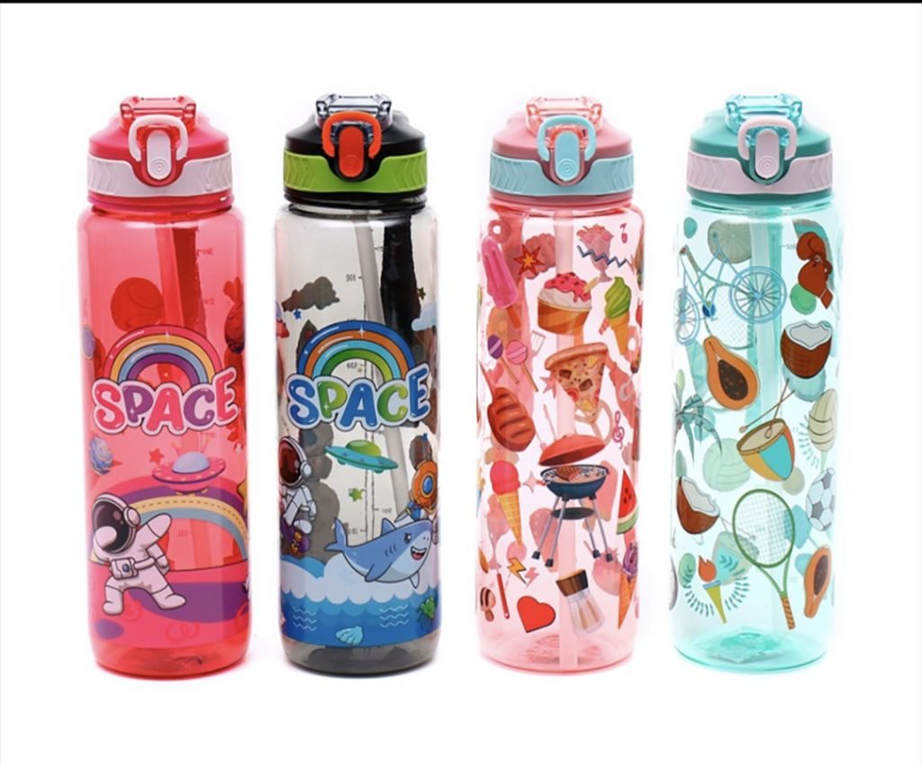 Botella Plastica 1L. C/Pico Infantil