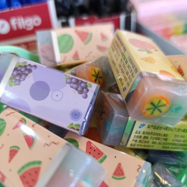 Goma De Borrar Rectangular - Frutas