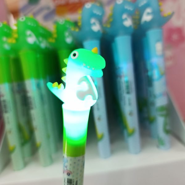 Lapicera Dino Con Luz