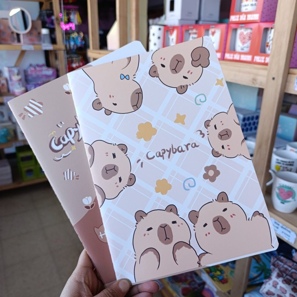 Cuaderno Capybara Semirigido 25X18 Cm