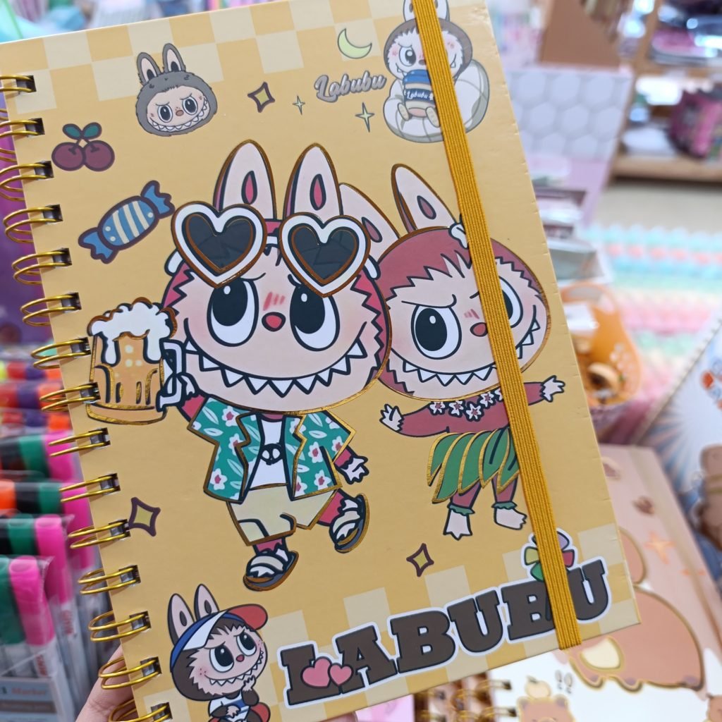 Cuaderno Labubu A5 Tapa Dura Brillo