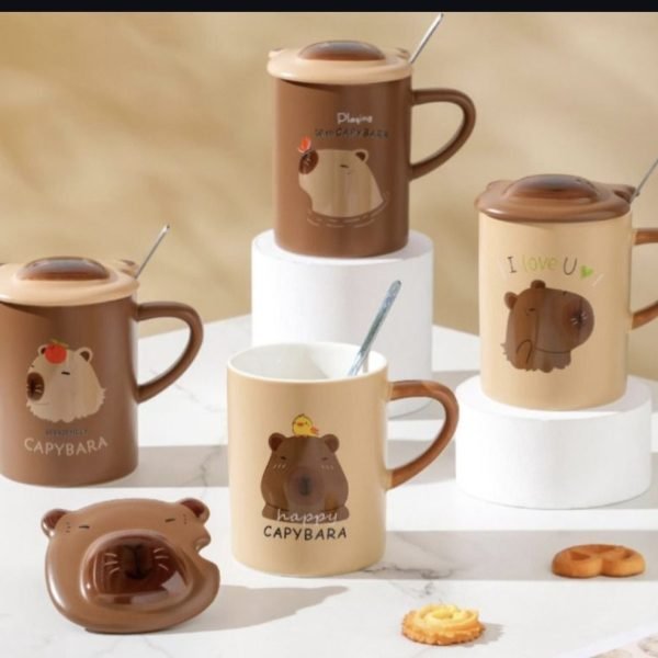Taza con carita de Capybara