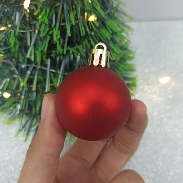 Bolita 3Cm Navidad X4