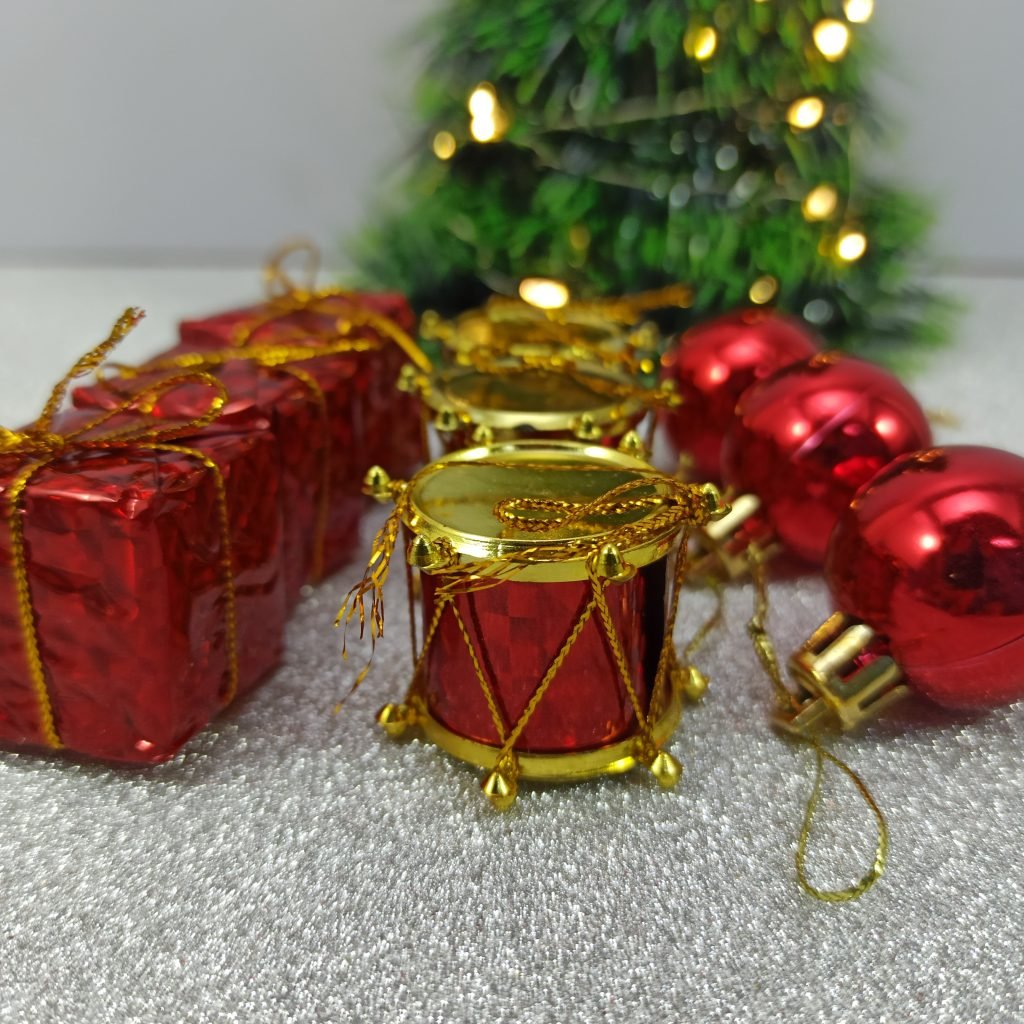Adornos Tambor Regalito 3Cm Navidad