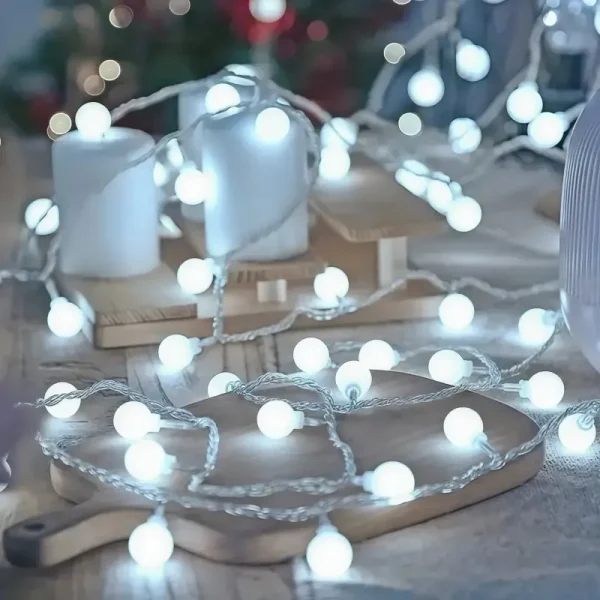 Luz bolita Blanca x28 - Blanca