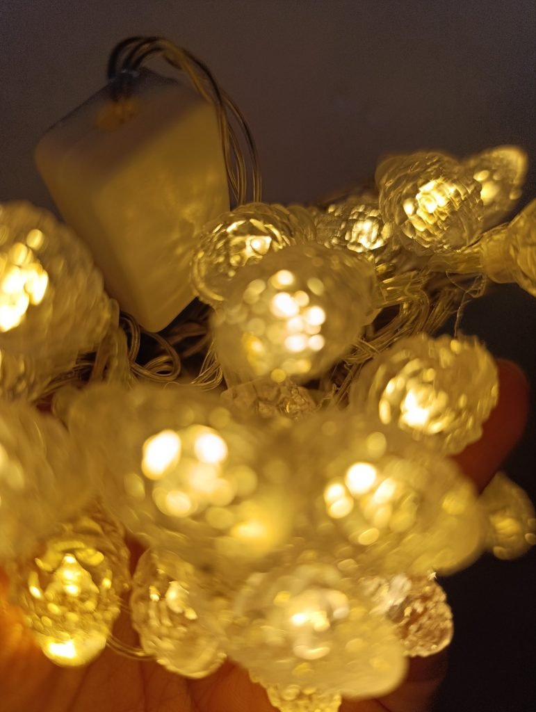 Luz Piña Fruta Trasparente X28 - Calida/Blanca