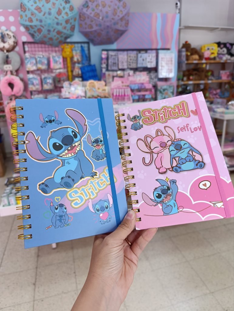 Cuaderno Stitch A5 Tapa Dura Brillo