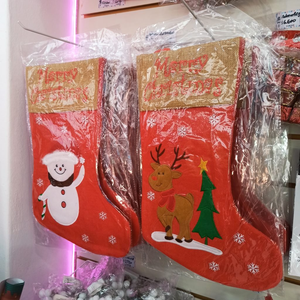 Bota Navidad Bordada