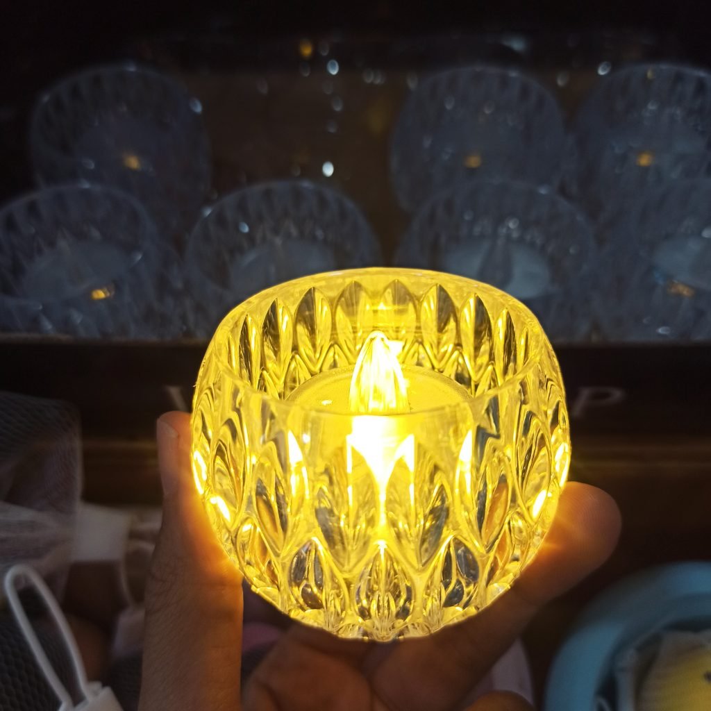 Vela Acrilica En Vaso