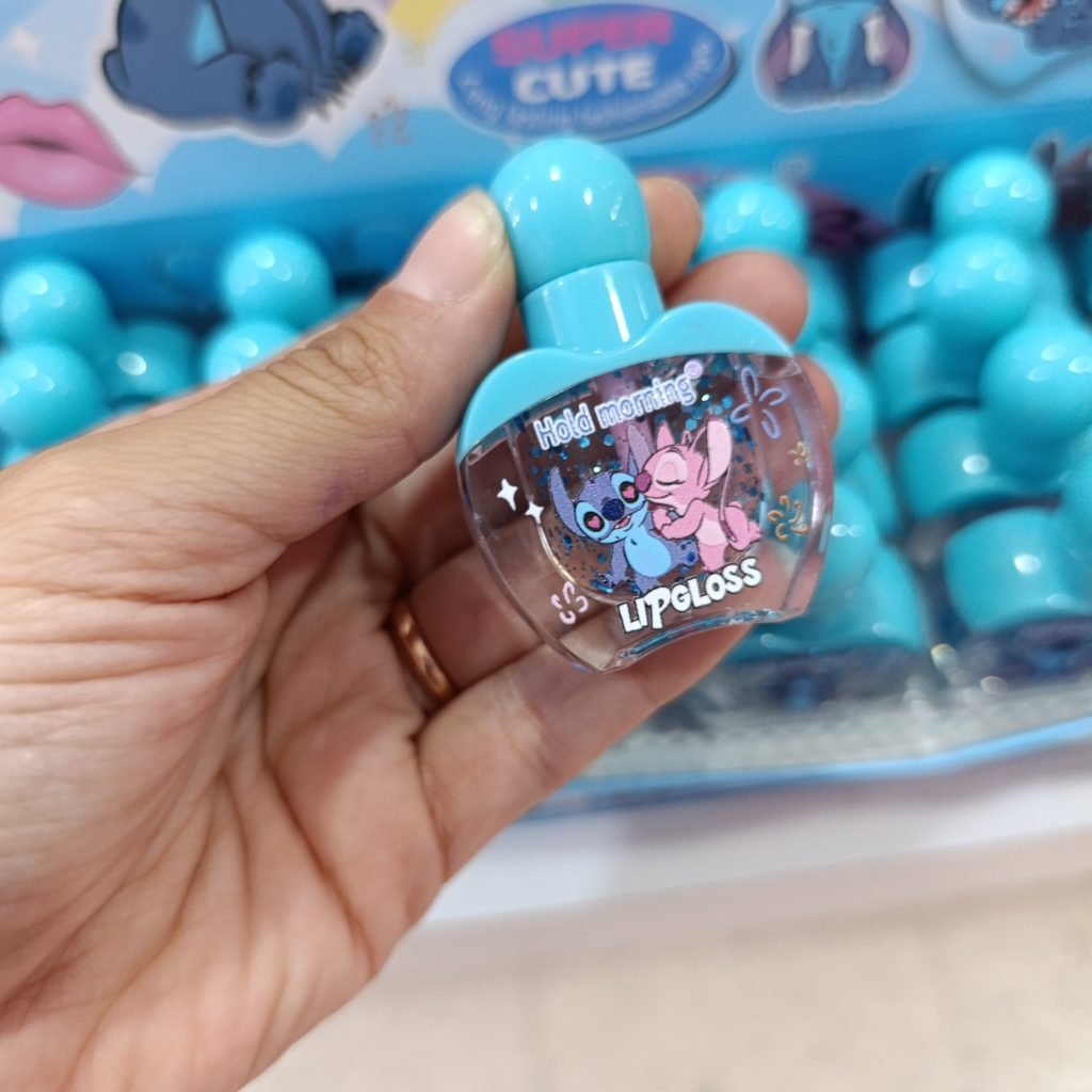 Labial Stitch Brillo Azul
