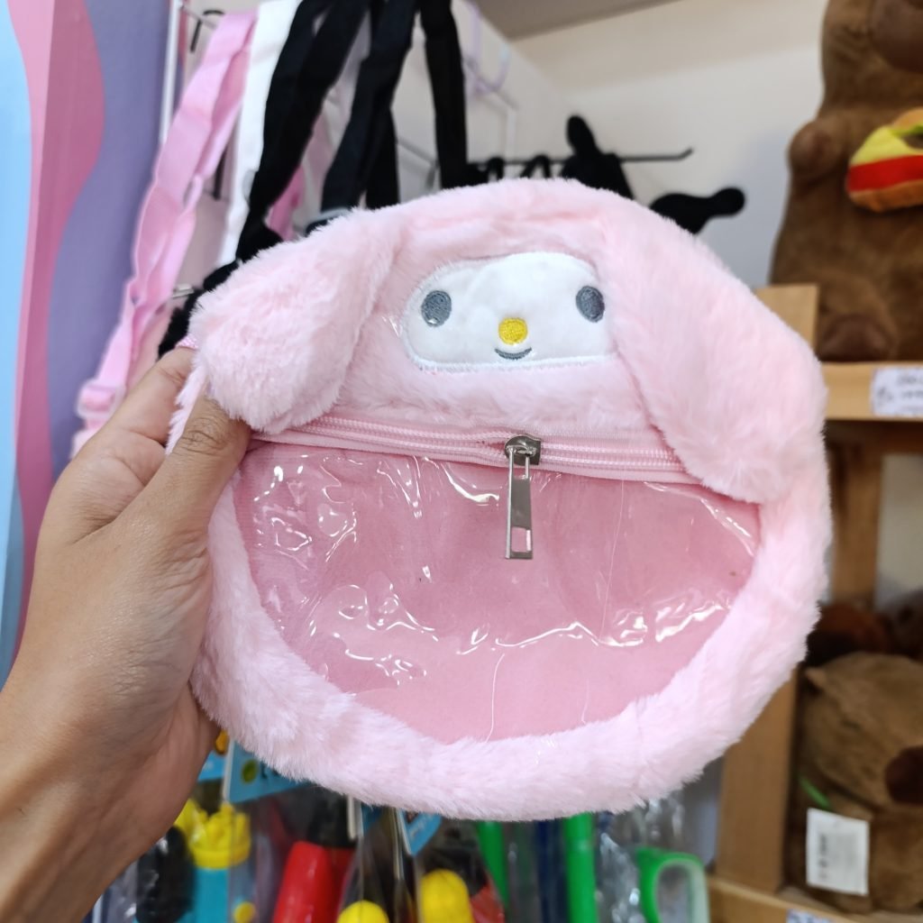 Cartera Sanrio Trasparencia Doble Cierre