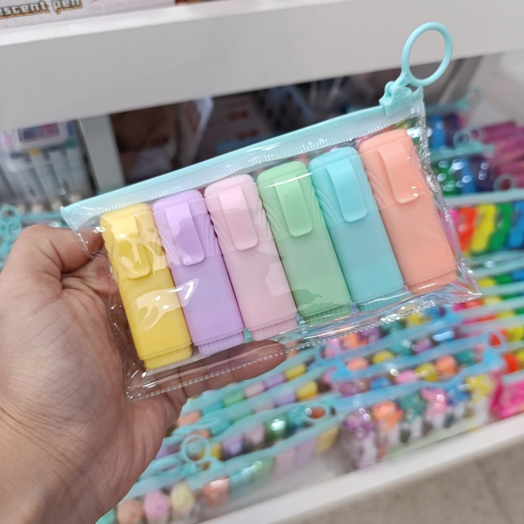 Mini Resaltadores x6 Pastel