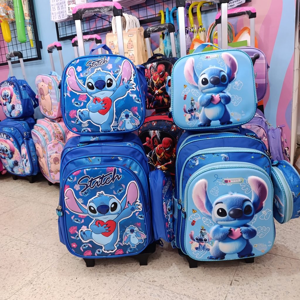 Set Mochila Carrito + Lunchera + Cartuchera