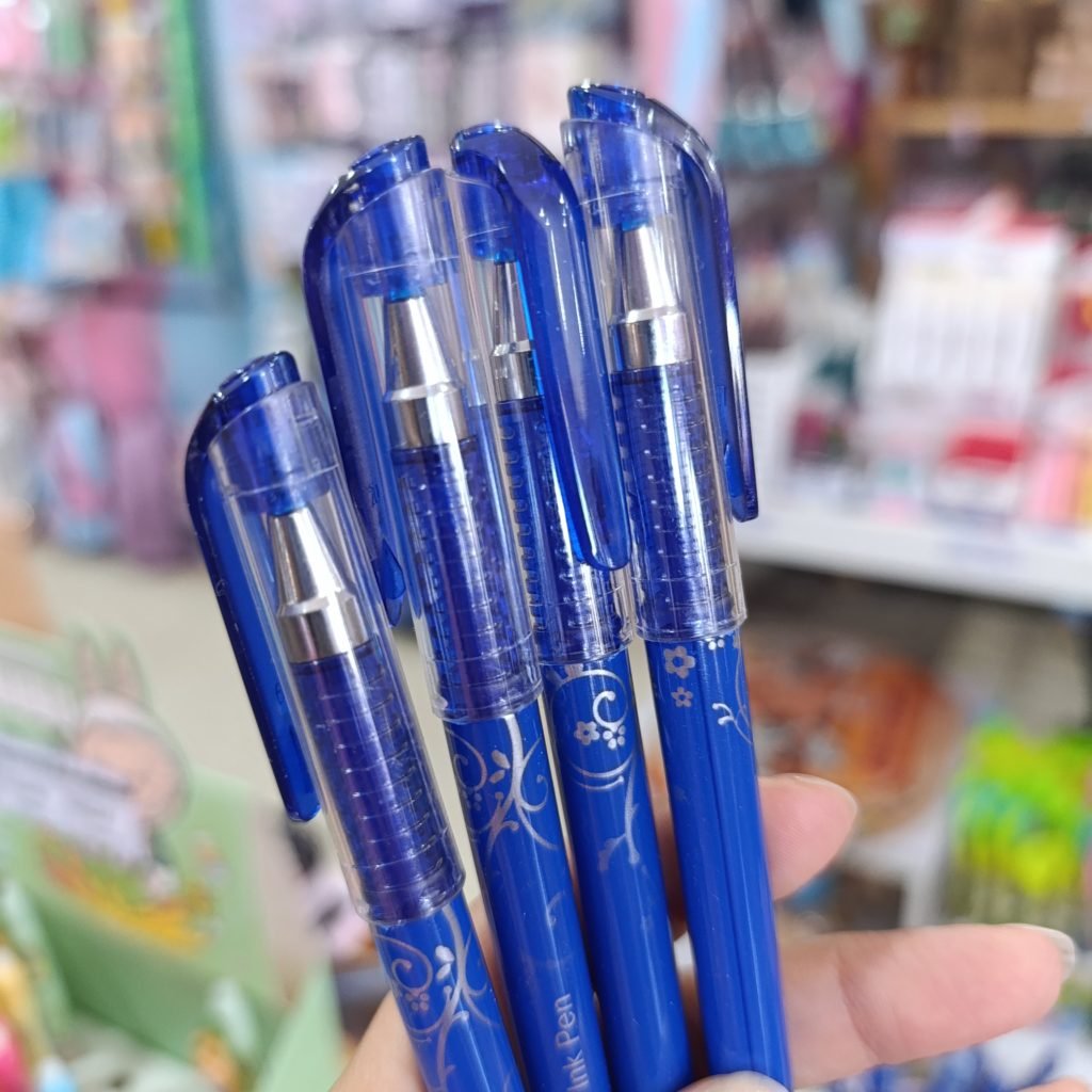 Lapicera Gel Azul Borrable