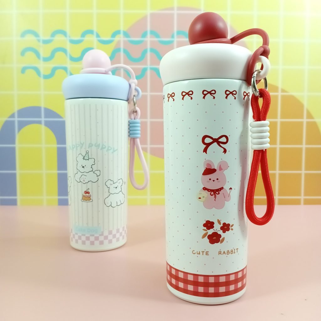 Vaso Cafe 600 ML Cute Tapa Rosca
