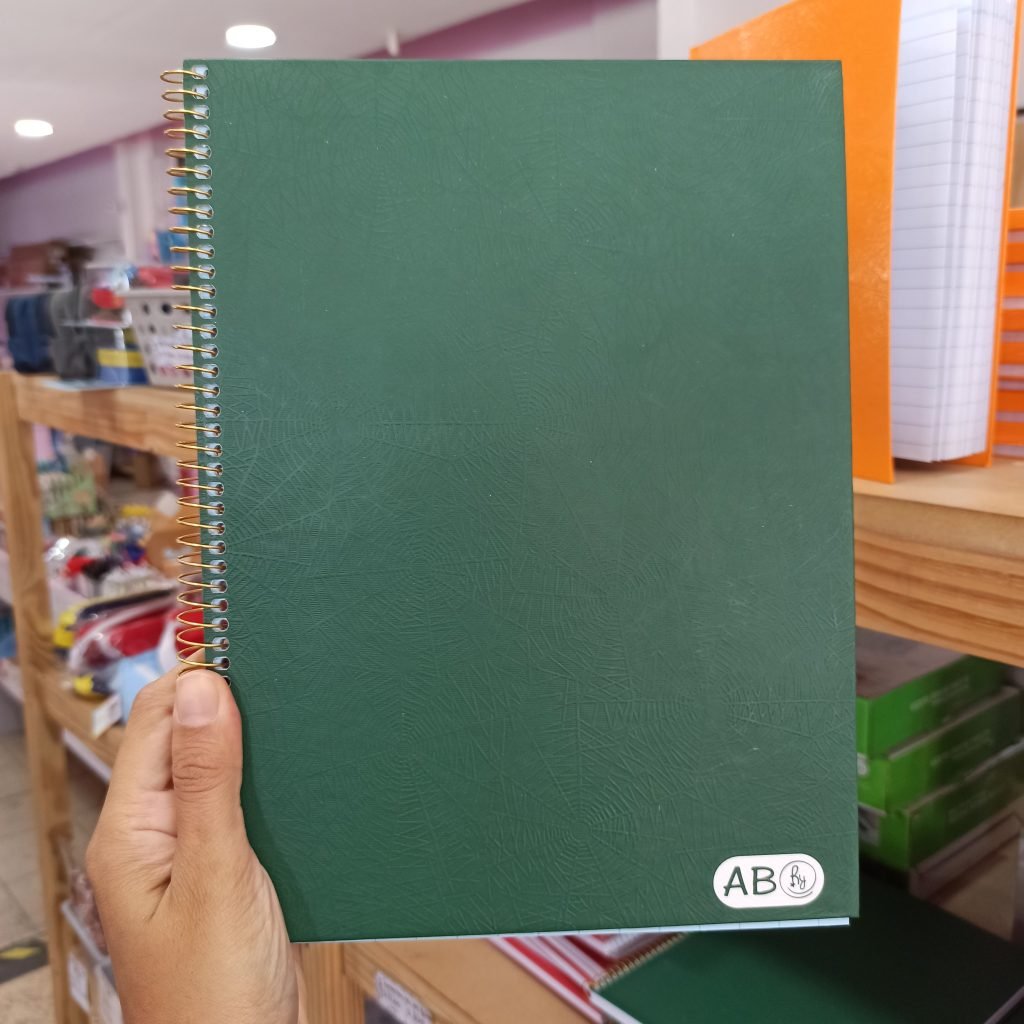Cuaderno AB Verde 60 HJS