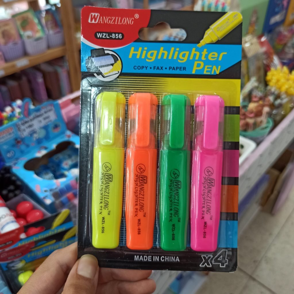Resaltadores Fluor x 4