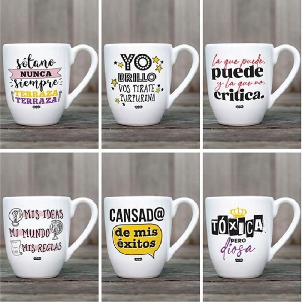 Taza Frases Memes - Bombe 10 cm