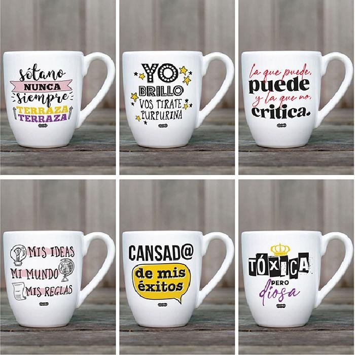 Taza Frases Memes - Bombe 10 cm