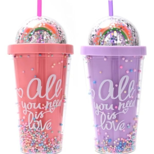 Vaso Arcoiris Love Doble Capa