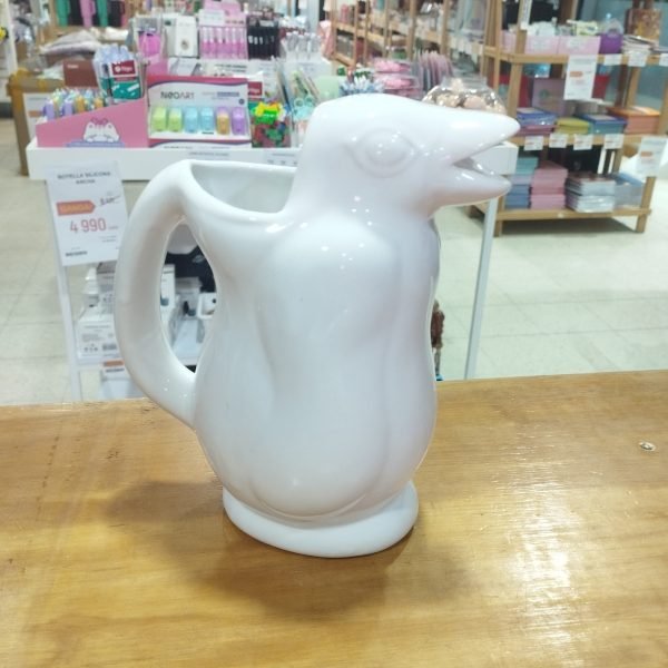 Pinguino Ceramica Blanco 750cc