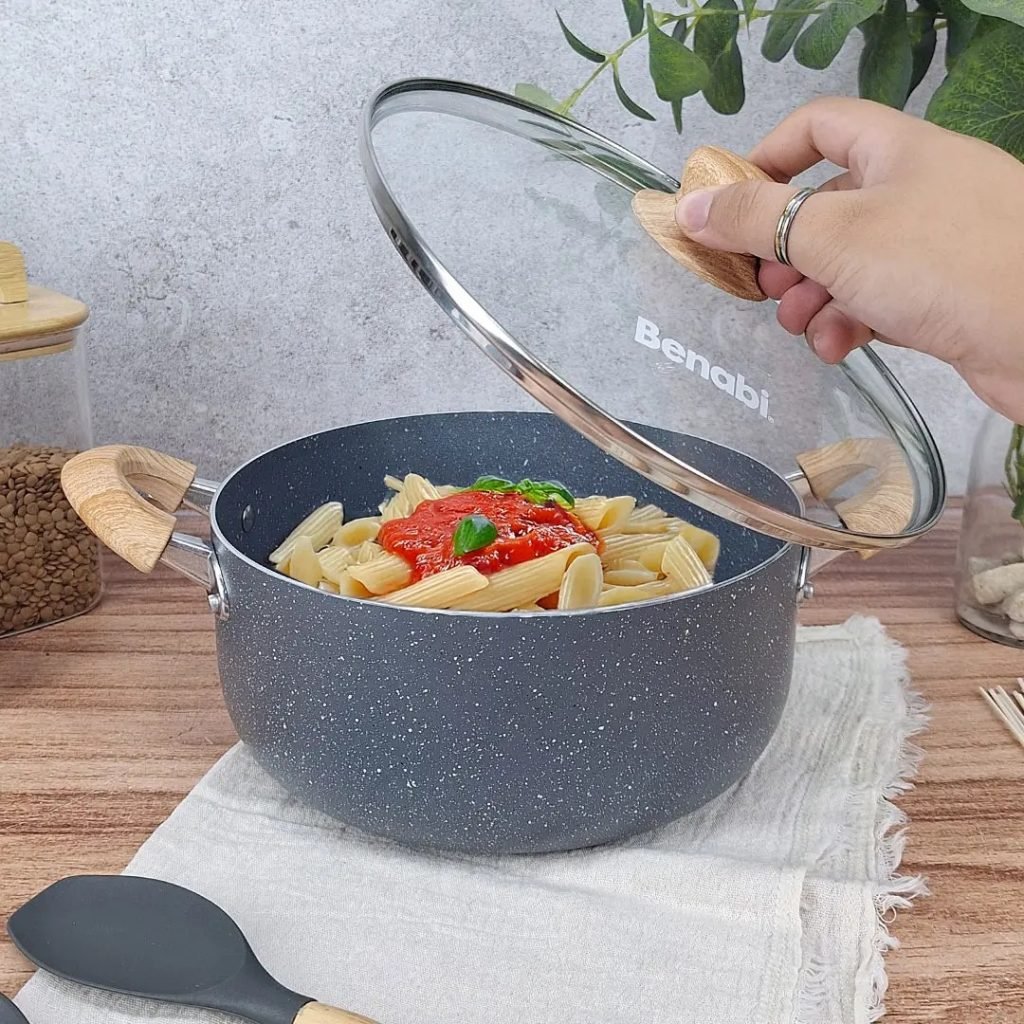 Cacerola 22 cm gris