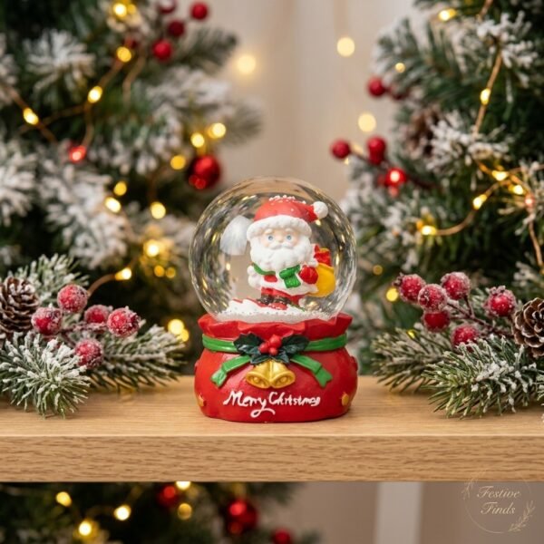 Esfera Papa Noel C/Luz