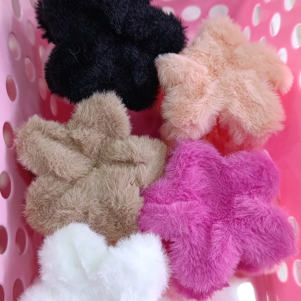 Broche Peluche Flor